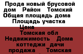 Прода новый брусовой дом › Район ­ Томский › Общая площадь дома ­ 31 › Площадь участка ­ 10 › Цена ­ 1 500 000 - Томская обл. Недвижимость » Дома, коттеджи, дачи продажа   . Томская обл.